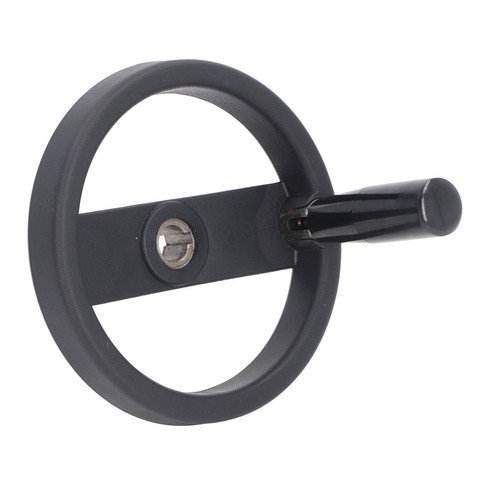 16x160mm Diameter Round Hand Wheel Hand Crank Revolving Handle Wheel With - Picture 5 of 12