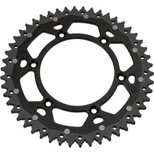 Moose Racing - 1210-1520 - Dual Rear Sprockets, Black - 50T