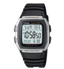 Brand New Boxed Genuine Men’s Casio Power LCD Digital Black Resin Strap Watch