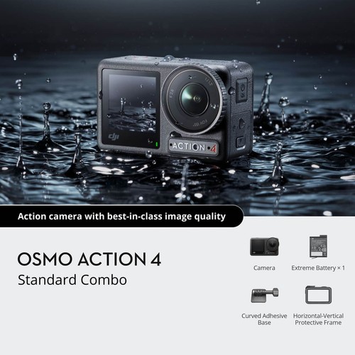 DJI Osmo Action 4 Action Camera For Fishing, Cycling, Diving, Motorcycles, Vlog - Picture 9 of 14