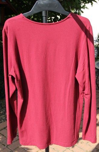 Gerry Weber – Shirt, weinrot, Größe 42 – WENIG GETRAGEN! - Bild 2 von 3
