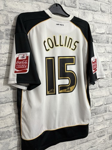 Port Vale Football Shirt Retro Classic 2009 2010 Vandanel XL - Picture 4 of 7