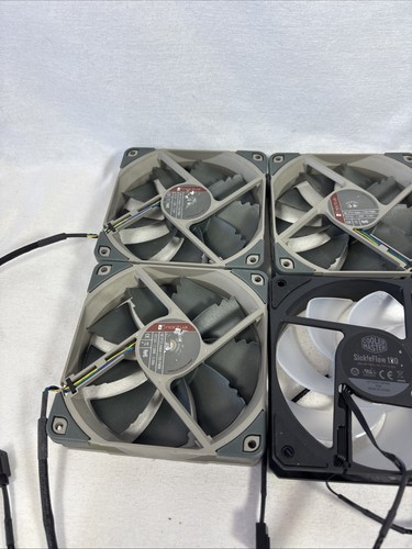 PC Cooling Fans Lot Bundle, SickleFlow 120, Silent Wing 3, NZXT, Noctua UNTESTED - Afbeelding 11 van 15