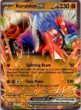 Koraidon ex 124/197 Sv03: Obsidian Flames Holo