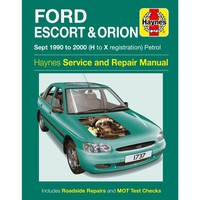 Ford Escort Orion 09.1990-2000 Benzin Petrol Workshop Manual Haynes