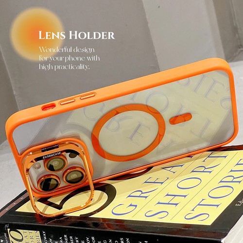 Funda protectora de lente con soporte de cámara Mag Safe para iPhone 17 Pro Max 16 15 14 13 12 - Imagen 3 de 16