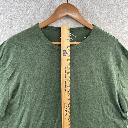 Camiseta Alex Crane Sun Lino Para Hombre Grande Verde Manga Corta Informal Ligera - Imagen 10 de 15