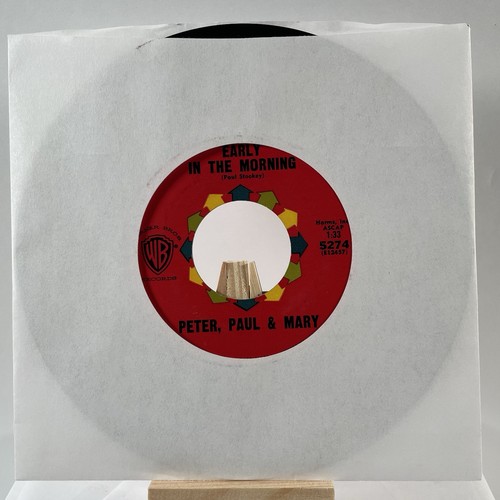 PETER, PAUL & MARY 45 RPM EARLY IN THE MORNING / LEMON TREE—M- - Picture 3 of 6