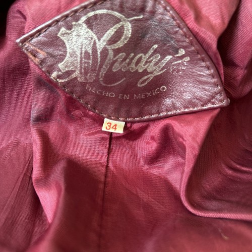 Fransen Jacke Leder Patchwork Patch 90er True Vintage 90’s Chimayo By Rudy’s - Bild 18 von 19