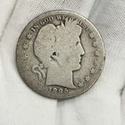 1895-S Barber Half 1/2 Dollar 50c 90% Silver Philadelphia US Coin BETTER DATE!