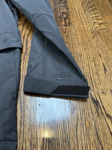 $299 Nike Sportswear Lab Tech Parka Chaqueta de gabardina negra para hombre grande CZ9886 - Imagen 3 de 9