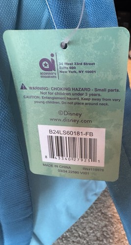 NEU, DISNEY "Sweet Thing" STITCH 16" RUCKSACK MIT SEITENTASCHE / Neu mit Etikett - Bild 6 von 9