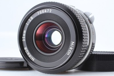 [Near MINT] Nikon New Nikkor 35mm f/2.8 non Ai MF Wide Angle Lens From Japan