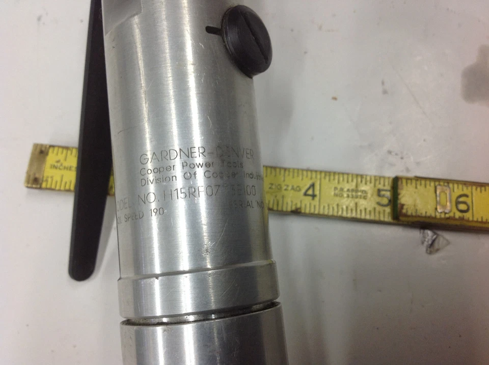 Llave de aire de tuerca de tubo de cabeza hexagonal Gardner Denver H15RF07T3E100 0,715" 190 rpm USADA Foto 4 de 4