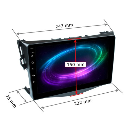 For Toyota RAV4 2005-2013 Carplay 9" Car Stereo Radio Android 13 GPS Navi FM 32G - Picture 2 of 16