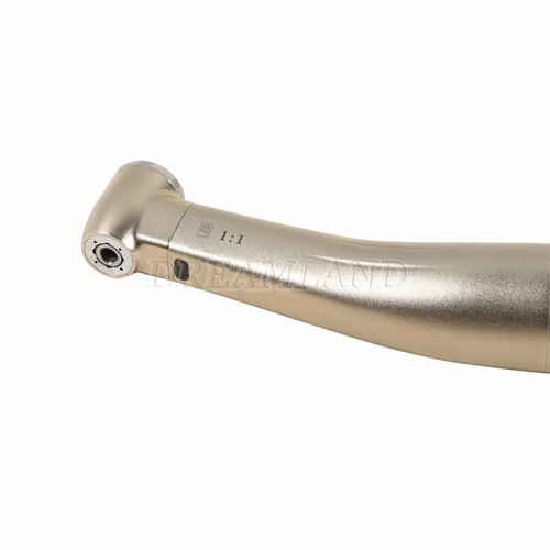 1-10 Dental 1:1 Fiber Optic LED Contra Angle Low Speed Handpiece Fit NSK Ti-Max - Picture 4 of 9