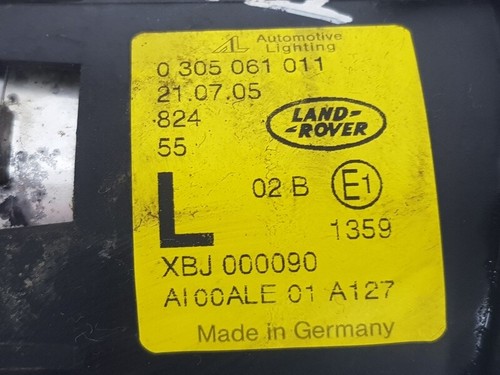 XBJ000090 faro antiniebla izquierdo para LAND ROVER DISCOVERY 2.7 TD V6 2185557 - 第 5/18 張圖片