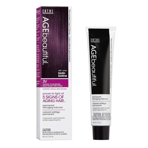 Zotos AGE beautiful Permanent Hair Color Dye Liqui Creme, 2 oz - SEALED - Picture 3 of 9