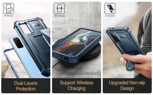 Funda Dexnor para Samsung Galaxy S20 resistente cubierta resistente con soporte - Imagen 39 de 58