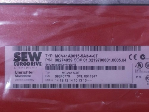 SEW Movidrive MCV41A 0015-5A3-4-0T / MDX60A0015-5A3-4-00 Drive REFURBISHED B* - Picture 8 of 8