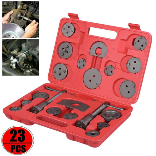 UNIVERSAL NEW BRAKE CALIPER PISTON REWIND WIND BACK TOOL KIT 22 34 PIECES SET - Picture 4 of 12