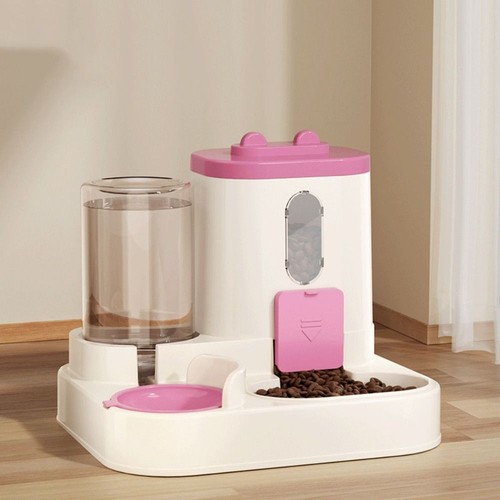 2-in-1 Automatic Pet Water Food Feeder Dispenser Dog Cat Auto Self Feeding Bowl - Picture 7 of 13