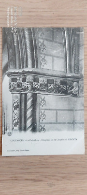 Postkarte Coutances La Cathedrale Chapiteau Chapelle ungel_6