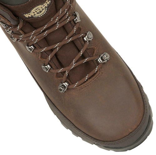 Mens NORTHWEST Leather Walking Hiking Waterproof Ankle Boots Trek Country Shoes - Picture 21 of 27