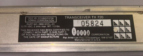 Transceptor Terra TX 720 sin enchufe - Imagen 3 de 3