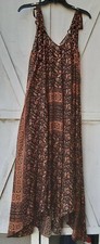 Zimmermann Orange Handkerchief Long Dress Size 0.