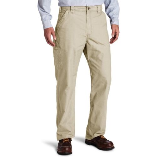 Carhartt Men's Pants Straight Leg Classic Loose Fit Canvas Utility Work Pant - Picture 4 of 18