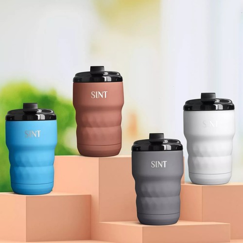 SINT 12oz BPA-Free Insulated Stainless Steel Coffee Mug, 360ml with Twist Lid - Picture 13 of 34