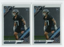 2019 PANINI OPTIC AMANI HOOKER TENNESSEE TITANS  Rookie RC 2X LOT