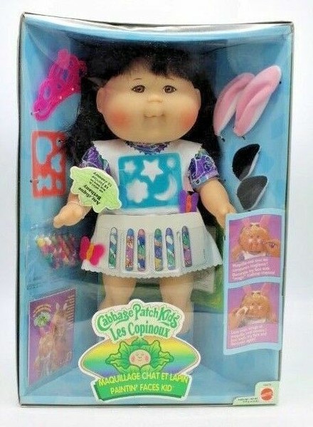 cabbage patch painting faces kid