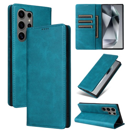 Funda de cuero con soporte para Samsung Galaxy S25 Ultra S24 FE S23 con billetera para tarjetas - Imagen 12 de 16