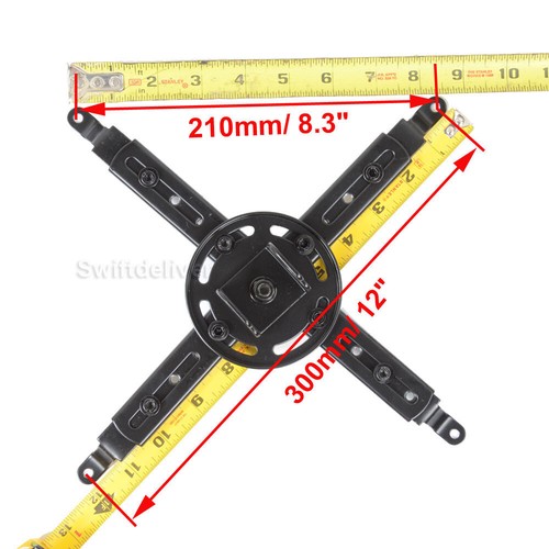 Neigbarer LCD DLP Projektor Deckenhalterung schwenkbar verstellbar Halterung weiß wu9 - Bild 4 von 6