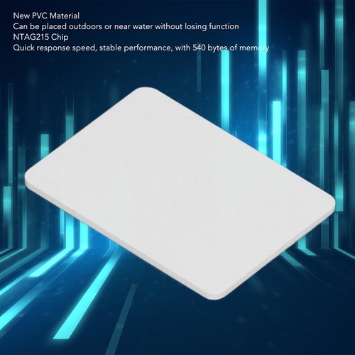 30x NFC Card Writable Rewritable 504 Bytes Memory 13.56MHz PVC NFC 215 Tag MT8 - Picture 7 of 23