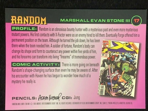 1995 Fleer Ultra X-Men Chrom Wählen Sie die Karte, um Ihr Set zu beenden - Bild 17 von 179