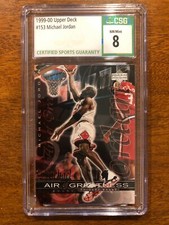 99-00 Upper Deck Michael Jordan #153 Air of Greatness CSG 8 NM-MT
