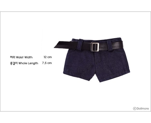 Dollmore BJD 20" DOLL clothes Zaoll - Basic Hotpants (D.Blue Jean) - Picture 2 of 6