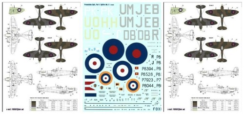 Foxbot 48-002 -1/48 British Supermarine Spitfire MK II Presentation Spits Part 1 - Picture 6 of 12