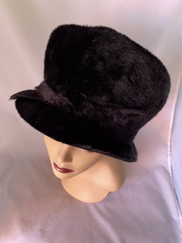 VTG RARE LAZARUS COLUMBUS DUBY NEW YORK EMPRESS GERMANY BLK Hat Church Derby - Picture 4 of 11