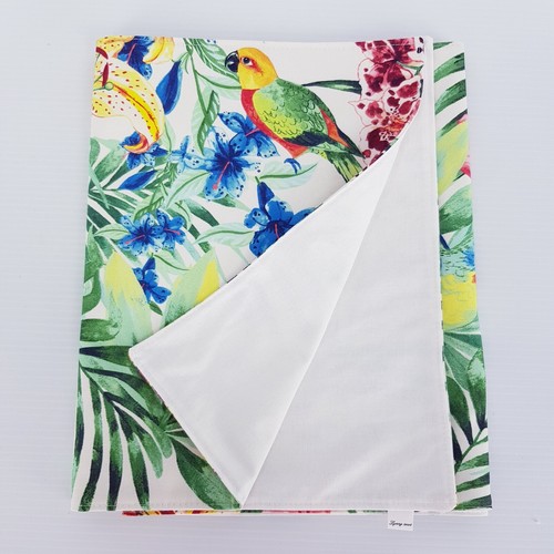Handmade Decorative Table Runner Bright Tropical Flying Bird Print 148cm x 32cm - Picture 5 of 15