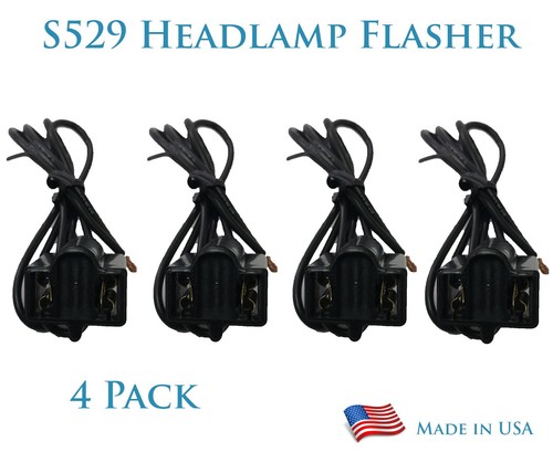 Paquete de 4 conectores de enchufe coleta faros de repuesto estándar universal S-529 - Imagen 1 de 3
