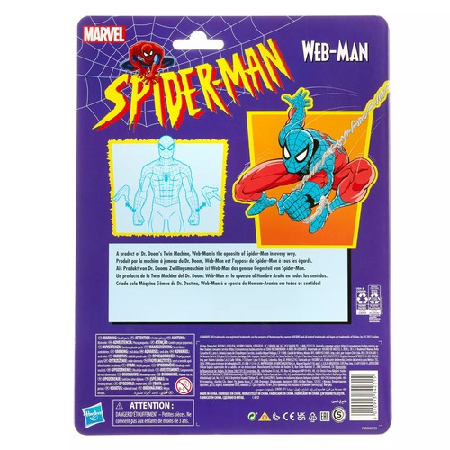 Figura de acción Web-Man de colección retro de Marvel Legends - Imagen 3 de 3