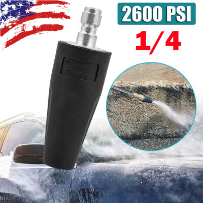 #ad High Pressure Washer Jet Wash Dirt Blaster Rotating Turbo Nozzle Spray Tip USA $9.59