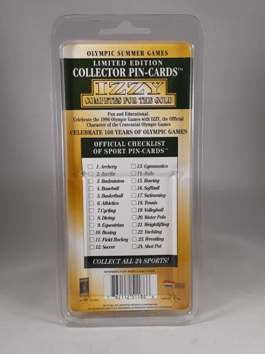 1996 Olympic Summer Games Limited Edition Pin-Cards Izzy Competes For The Gold - Picture 47 of 71
