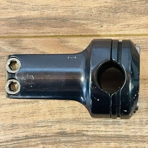 Vintage GT Piston BMX Stem 1 1/8 inch Threadless 4 Bolt Black 50mm - Picture 2 of 7