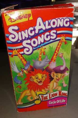 Disney Sing Along Songs The Lion King,cartoons ,used,VHS  - Picture 1 of 6