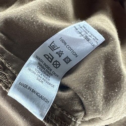 BHS Authentic Trousers Size 16 Tan Brown Pockets Belt Loops - Picture 15 of 15